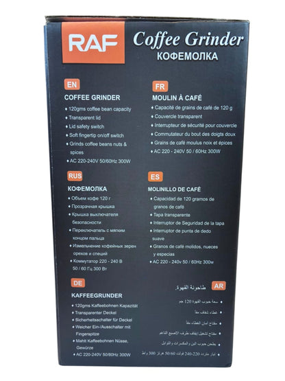 Molino Eléctrico Pulverizador Cafe Especies Cocina Raf